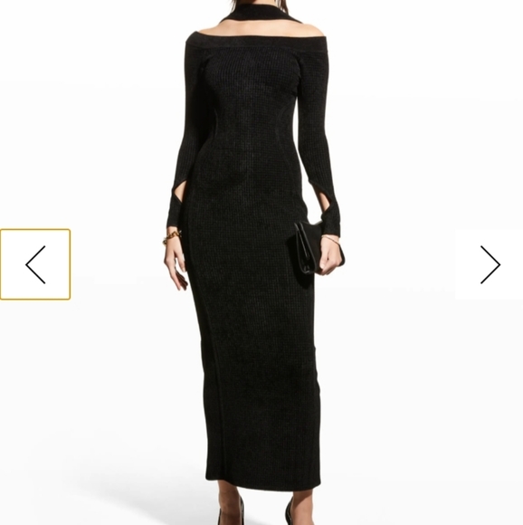 Herve ledger black dress